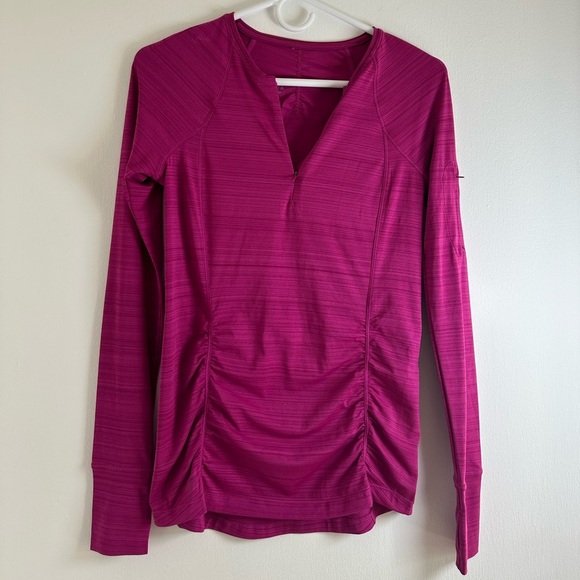 Athleta Women’s Pink Pacifica UPF Long sleeve Top, Size XSmall - Picture 3 of 11